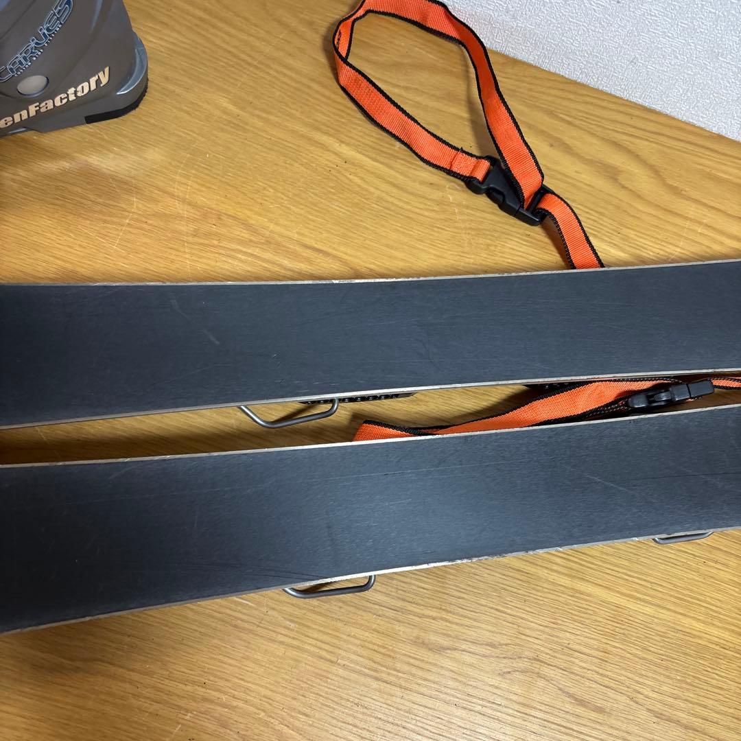 メンズ　ショートスキー　ファンスキーセット　サロモン　26-26.5cmブーツ付