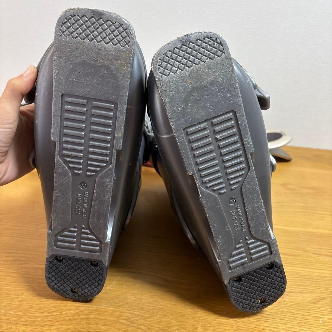 メンズ　ショートスキー　ファンスキーセット　サロモン　26-26.5cmブーツ付