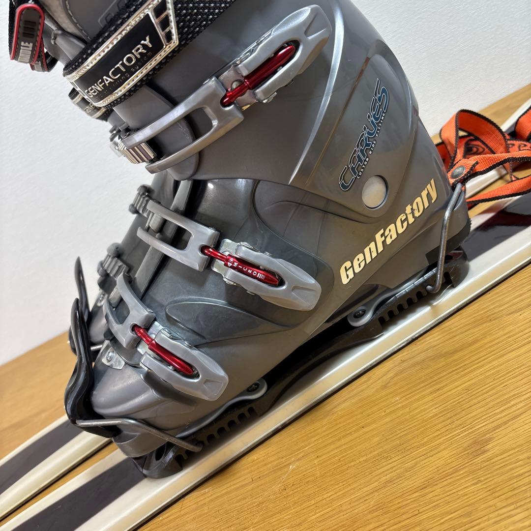 メンズ　ショートスキー　ファンスキーセット　サロモン　26-26.5cmブーツ付