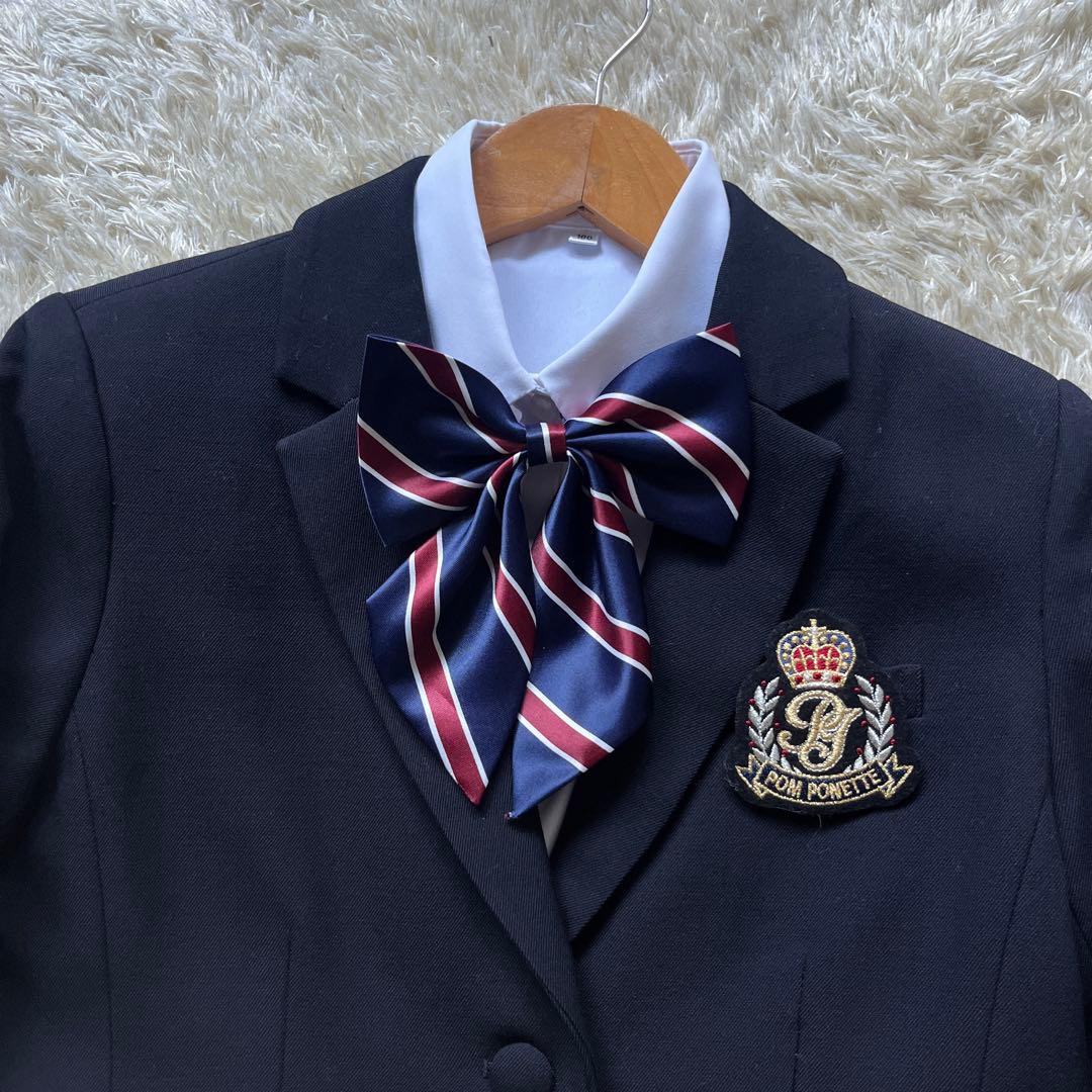 ポンポネット スーツ　ブレザー　セットアップ　受験　卒業式　卒服　150 160