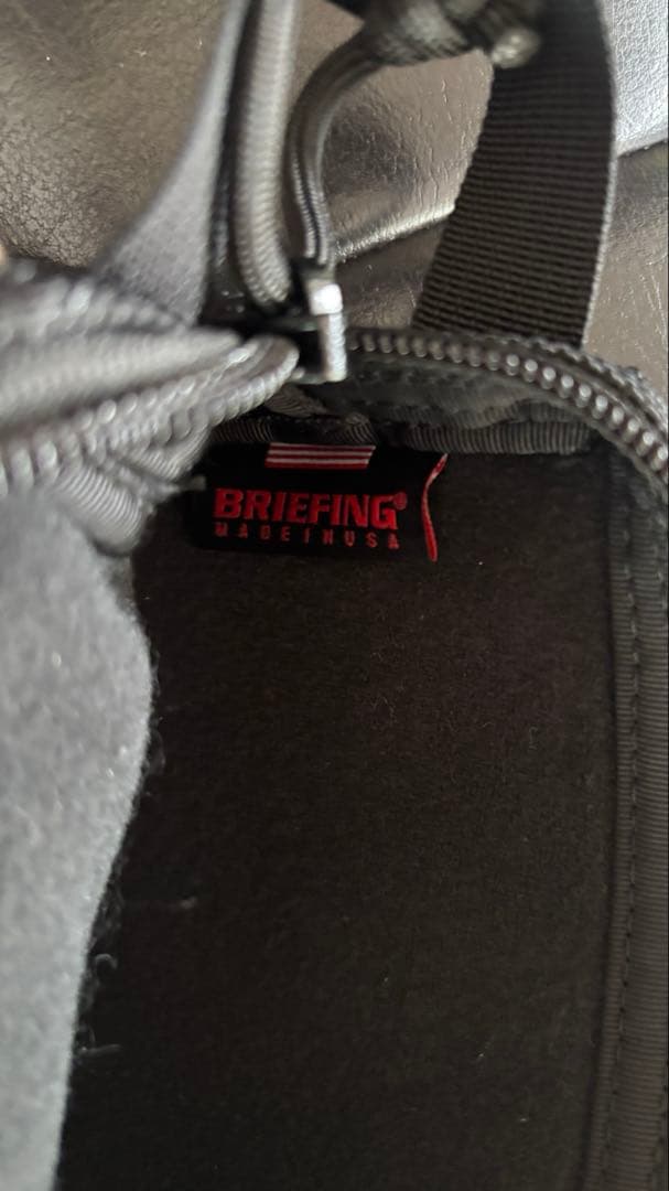 【美品】BRIEFING USA ブラック モバイルポーチL