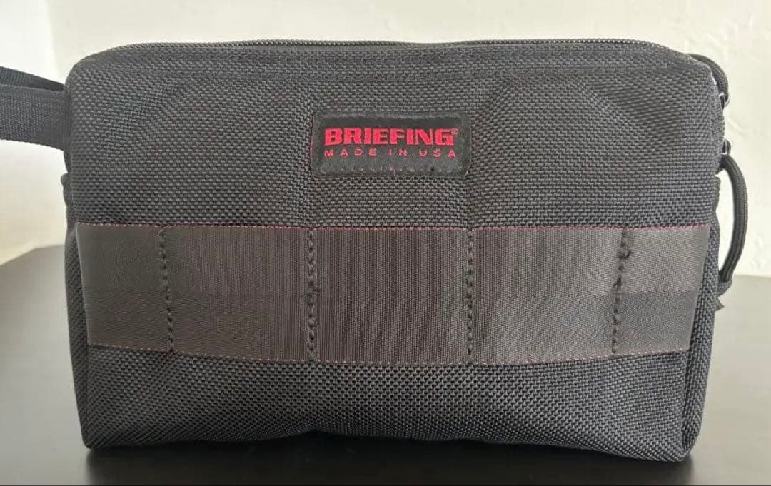 【美品】BRIEFING USA ブラック モバイルポーチL