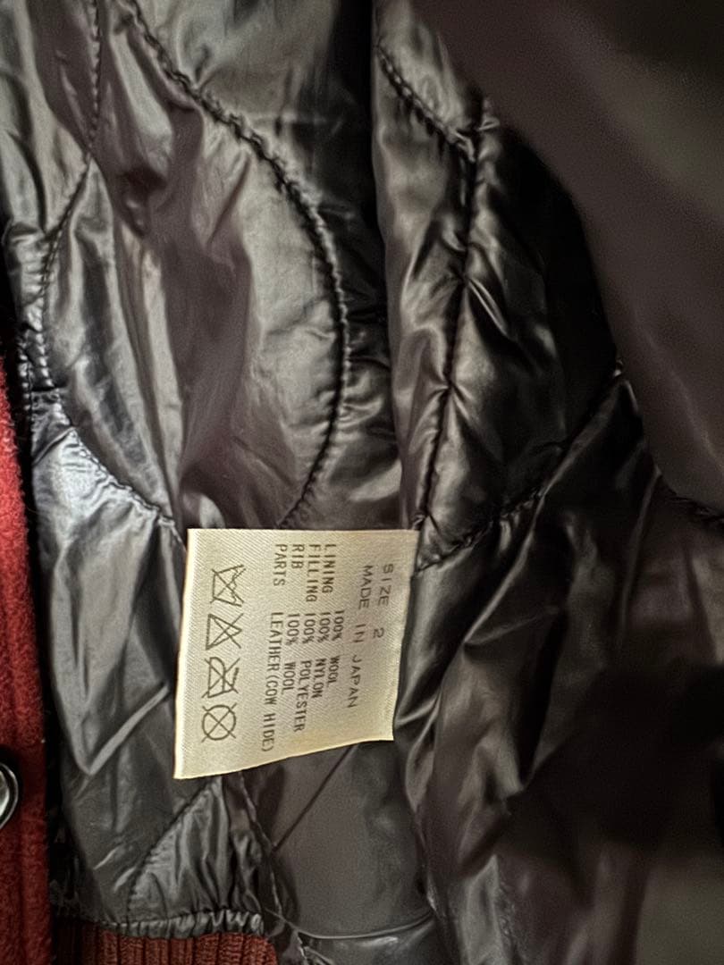 美品★markaware アワードジャケット 2 レザー