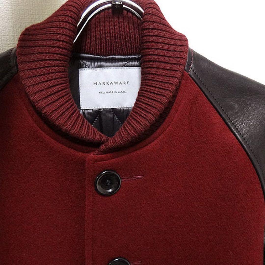 美品★markaware アワードジャケット 2 レザー