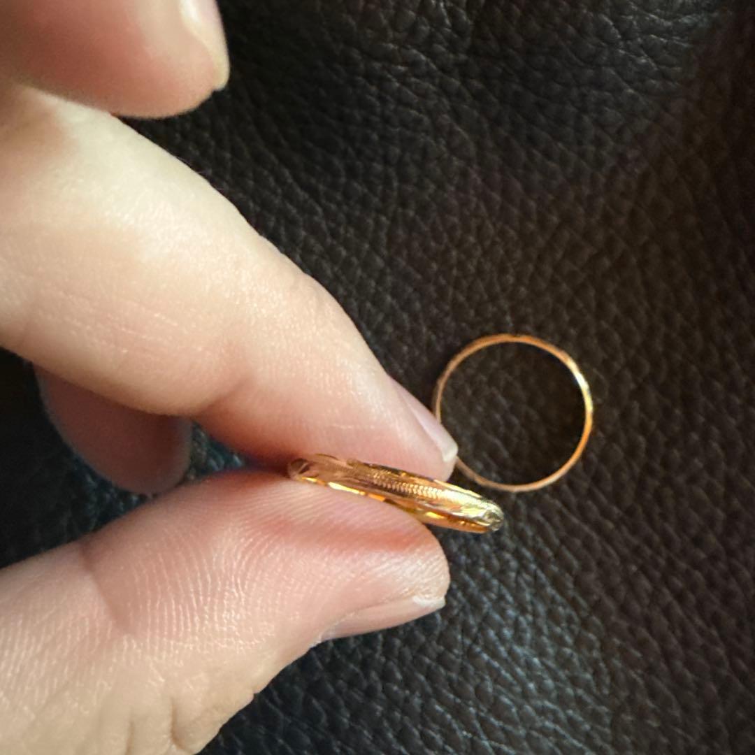 ハワイゴールドリング ペアセット