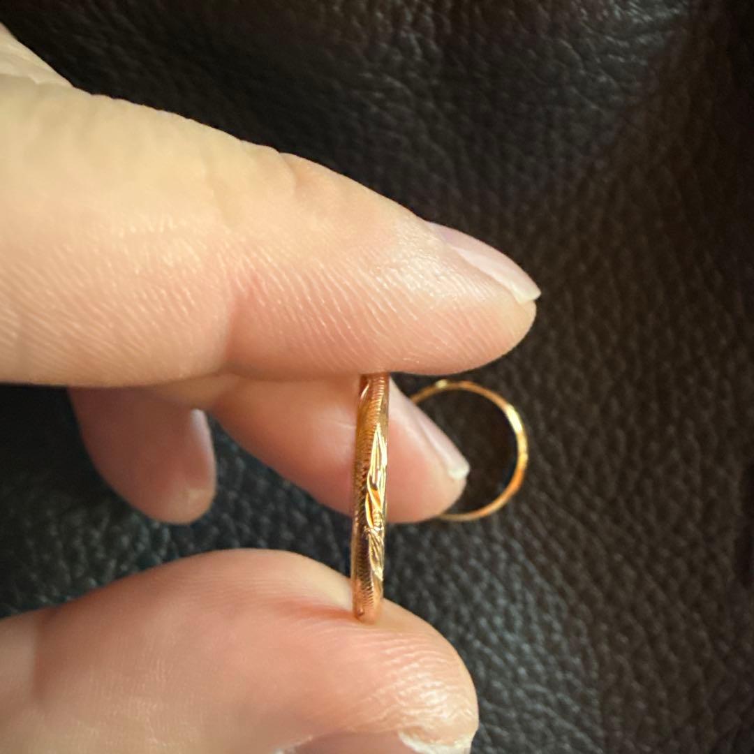 ハワイゴールドリング ペアセット