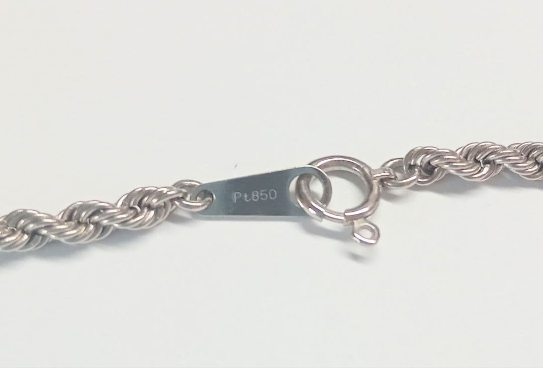 GSTV PT850 ロープチェーン ネックレス 50㎝ 2.7mm