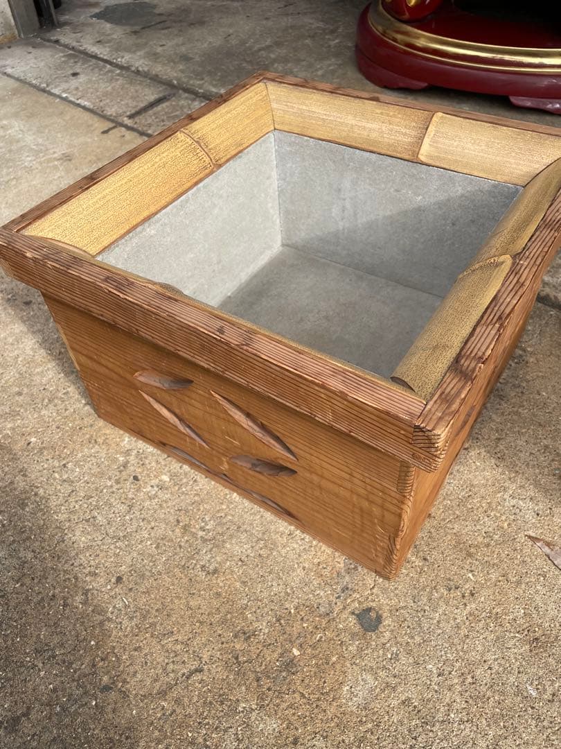 美品 茶道具 置炉 七宝透 炉壇 囲炉裏 煎茶道具 炭道具 火鉢 風炉兼用