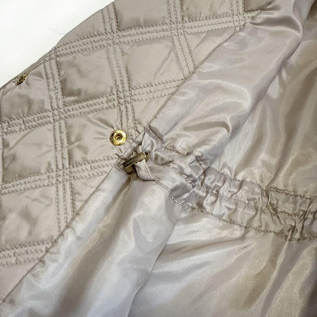 24AW アナイ ANAYI キルティングフードコート 36 ベージュ系