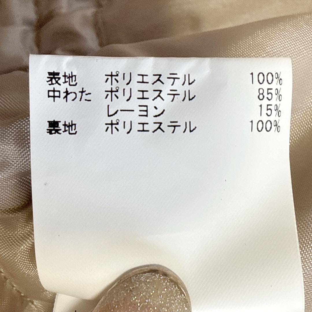 24AW アナイ ANAYI キルティングフードコート 36 ベージュ系