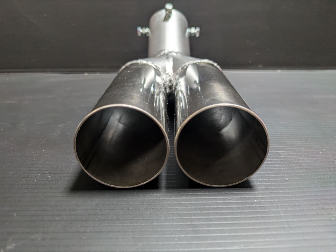 (秋セール)マフラーカッター、マフラーカッター2本出し、48パイマフラーカッタ