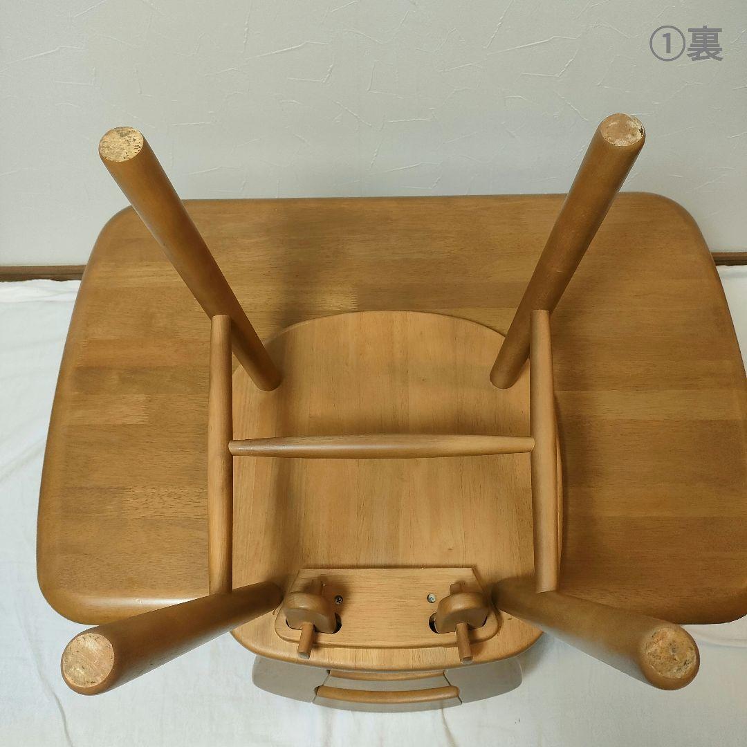 カリモク木製ダイニングチェア 1脚①