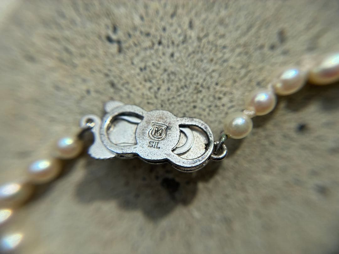 け*ゃ様 MIKIMOTOミキモト　パール　シルバー　ネックレス　ペンダント　s