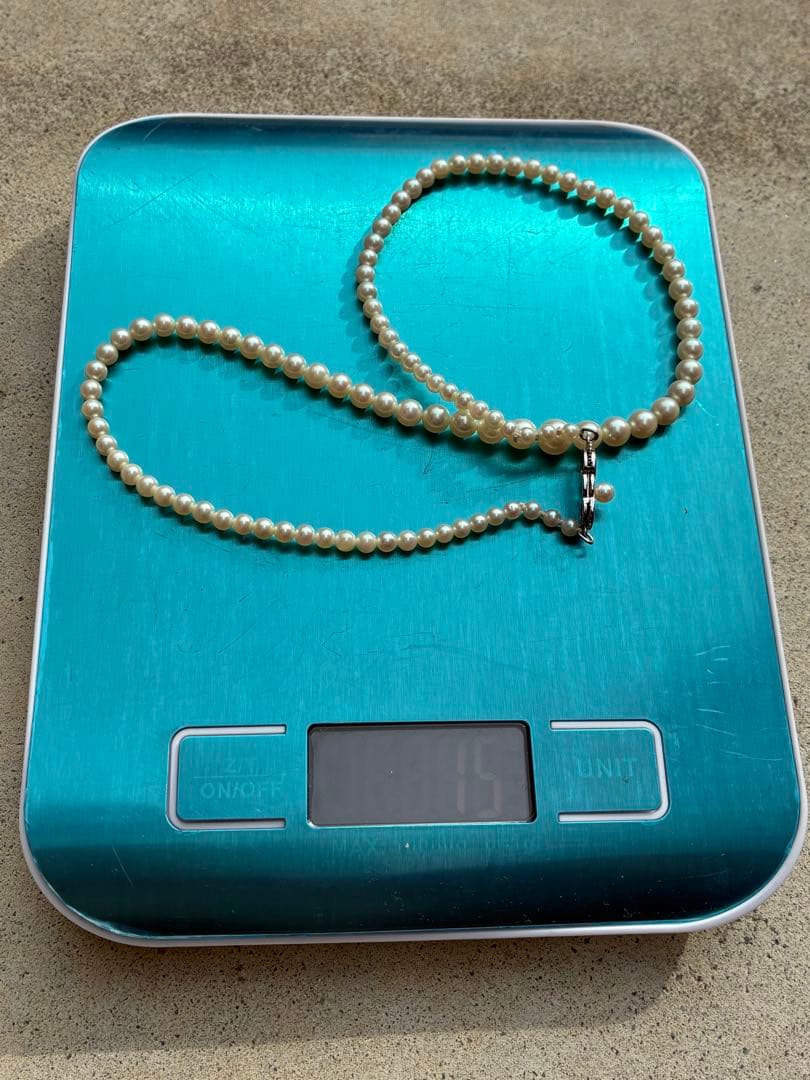 け*ゃ様 MIKIMOTOミキモト　パール　シルバー　ネックレス　ペンダント　s