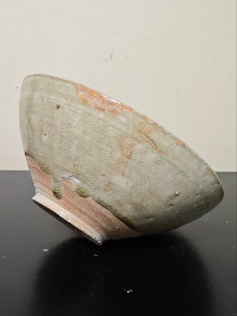 古瀬戸大降り茶碗　江戸時代