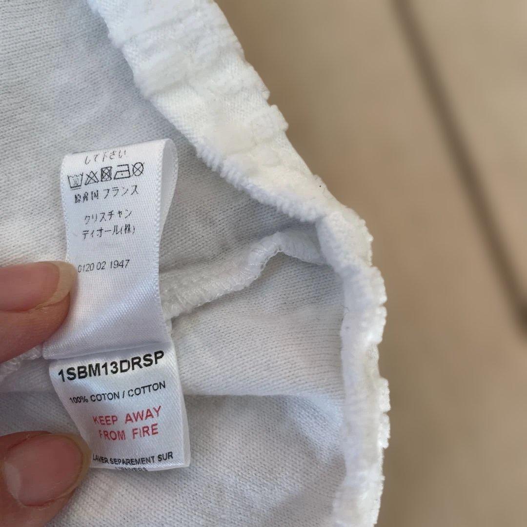 【Christian DIOR】 ホワイト　コットンワンピース8Ｙ