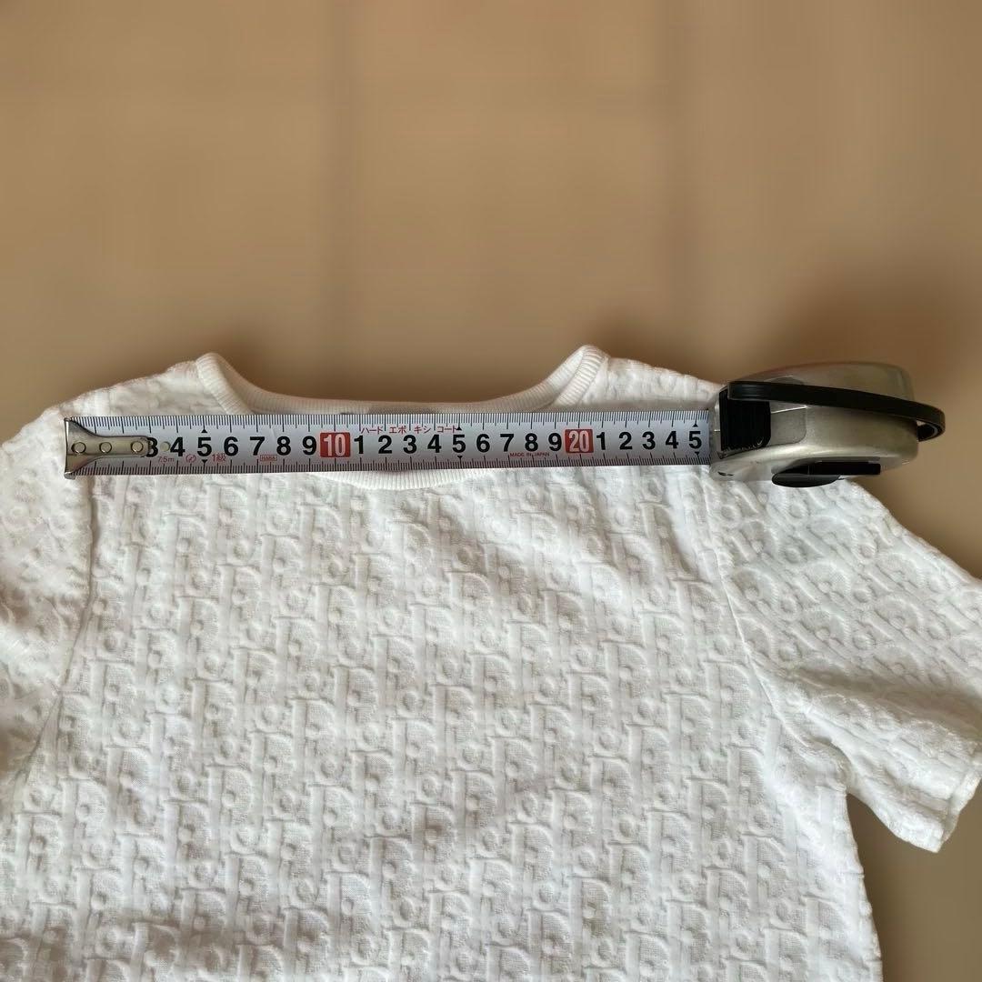 【Christian DIOR】 ホワイト　コットンワンピース8Ｙ