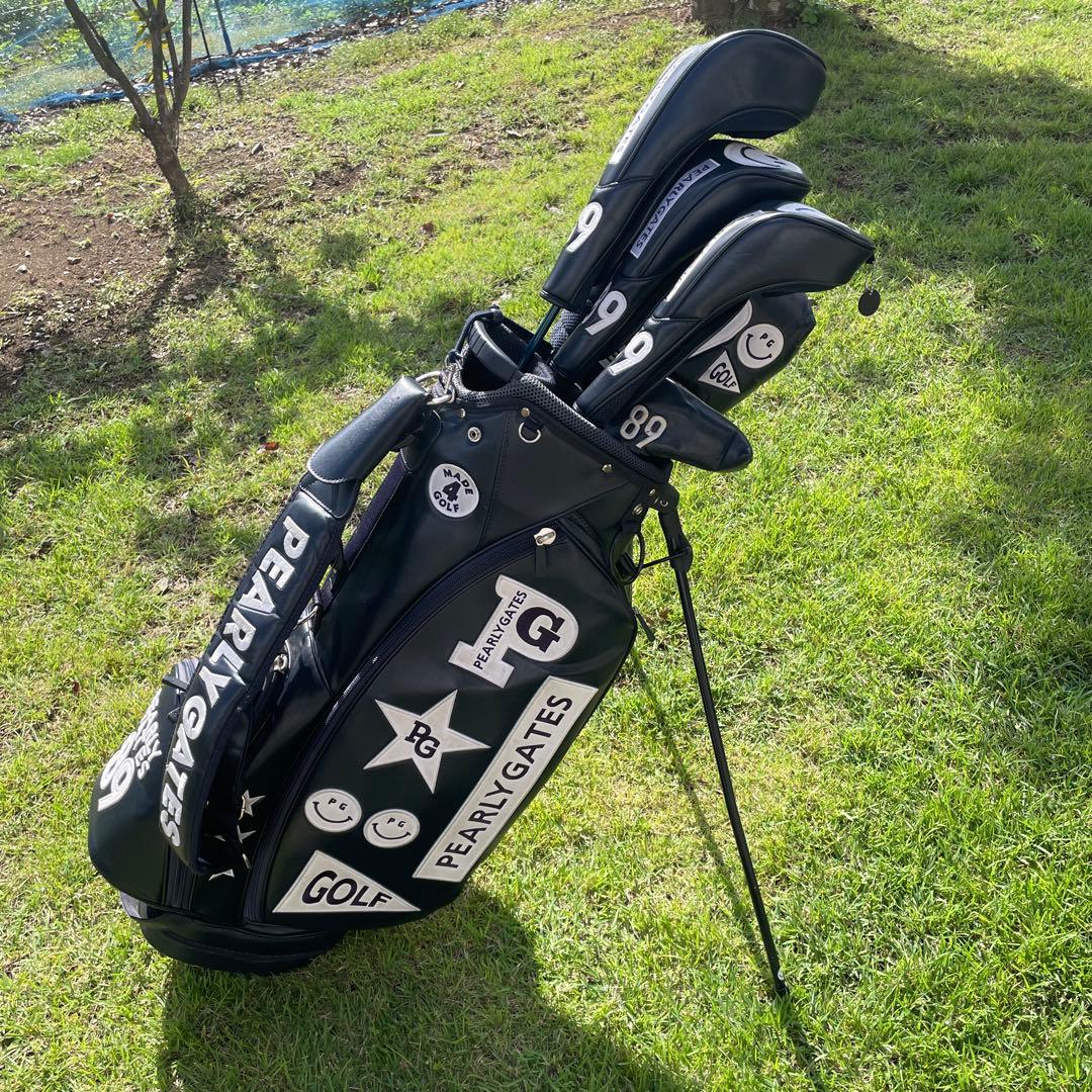 PEARLY GATES 89 キャディバッグ ネイビー6点セット