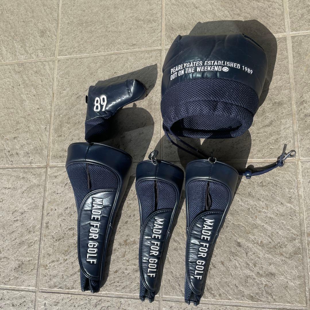 PEARLY GATES 89 キャディバッグ ネイビー6点セット