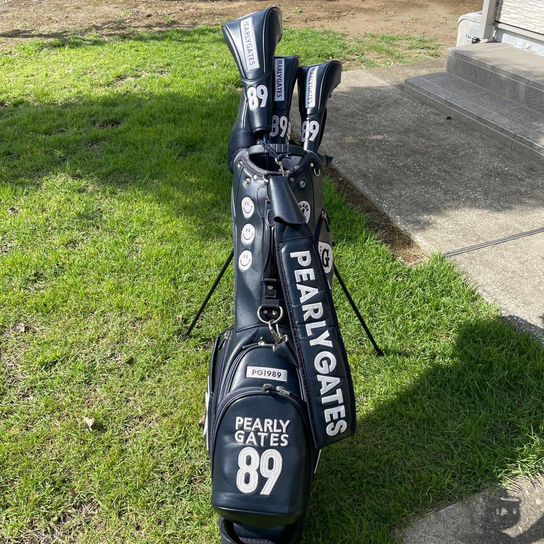PEARLY GATES 89 キャディバッグ ネイビー6点セット