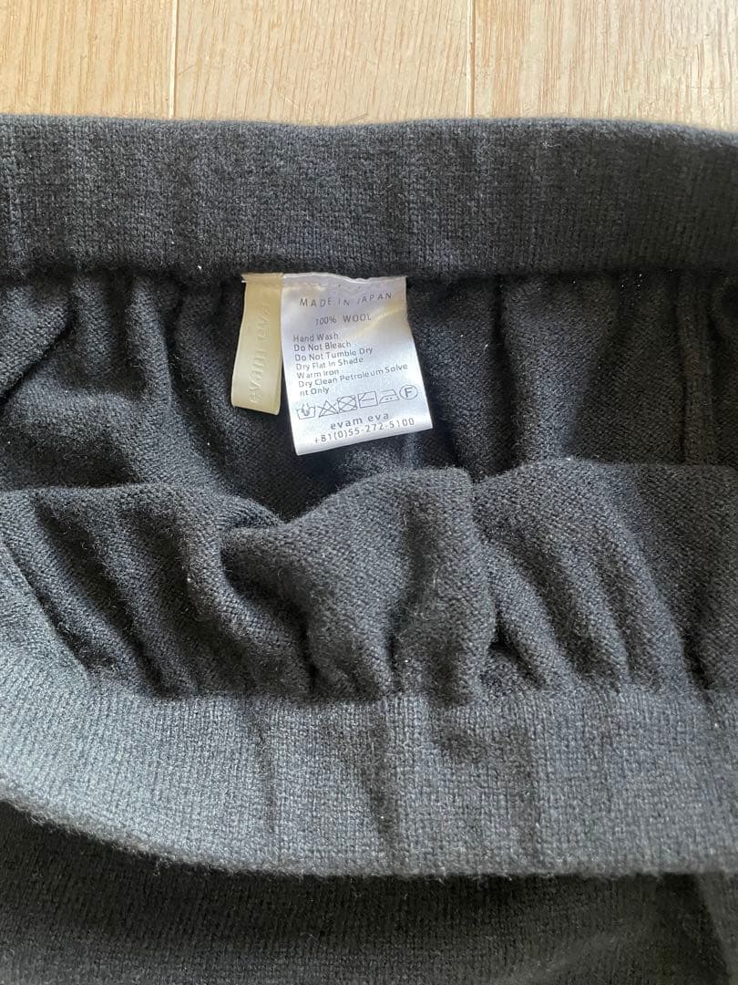 パンツ evameva wool sarrouel pants