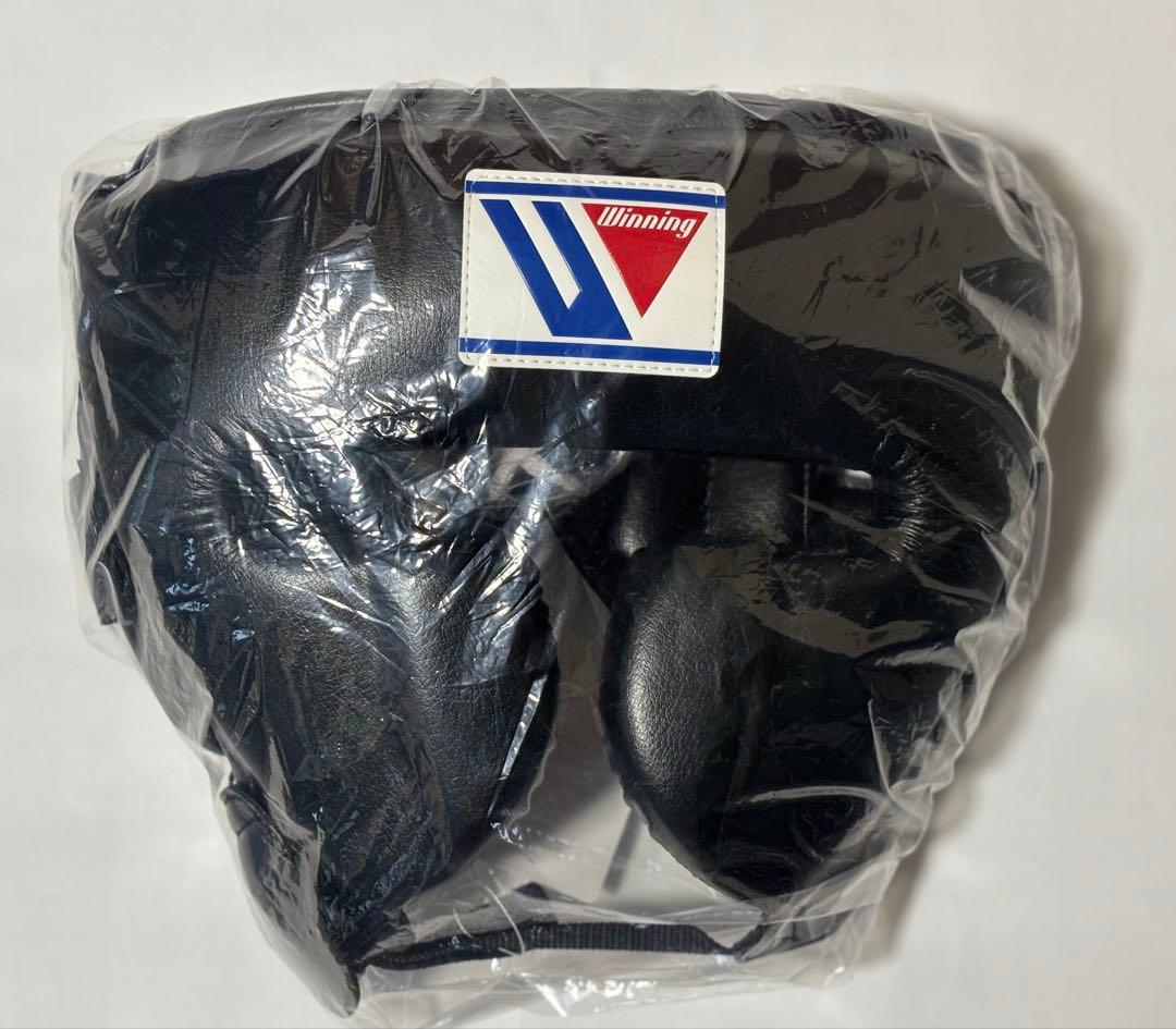 Winning/ウイニング ヘッドギアフェイスガード Lサイズ 黒色 新品未使用