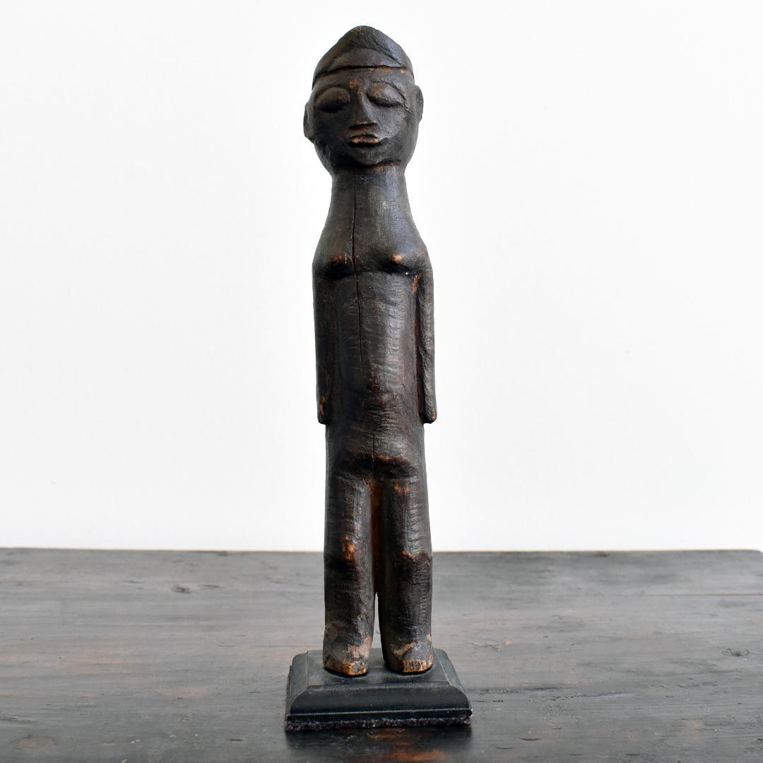 アフリカ ロビ族 木製コロン人形 20世紀中頃 民族彫刻工芸 民藝