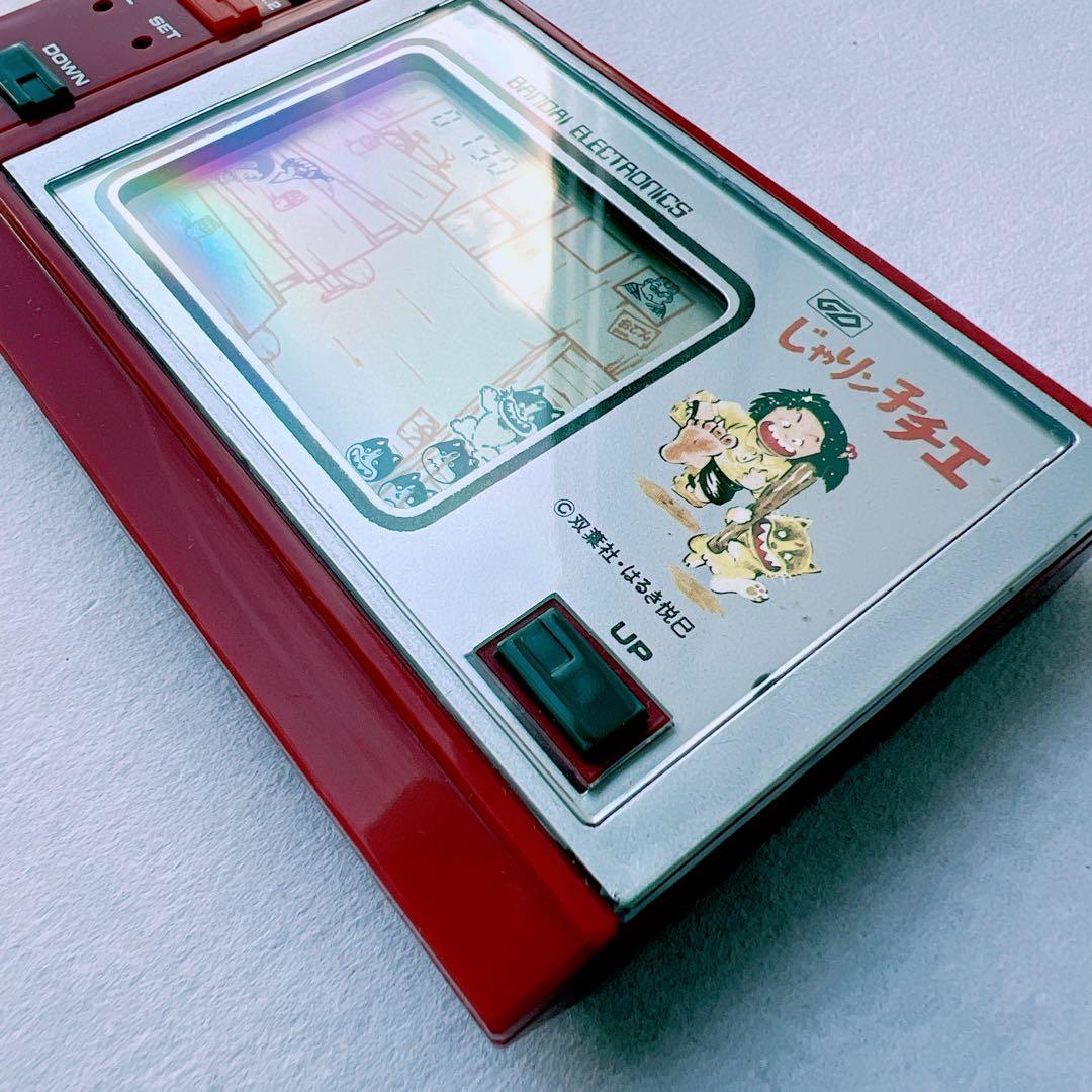 希少✨バンダイ じゃりン子チエ ゲームウォッチ　昭和レトロ　箱、取説、袋付