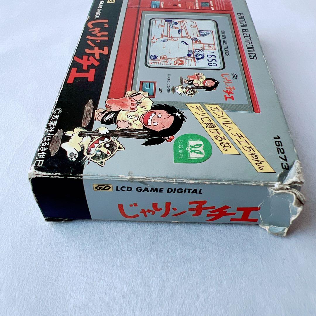 希少✨バンダイ じゃりン子チエ ゲームウォッチ　昭和レトロ　箱、取説、袋付