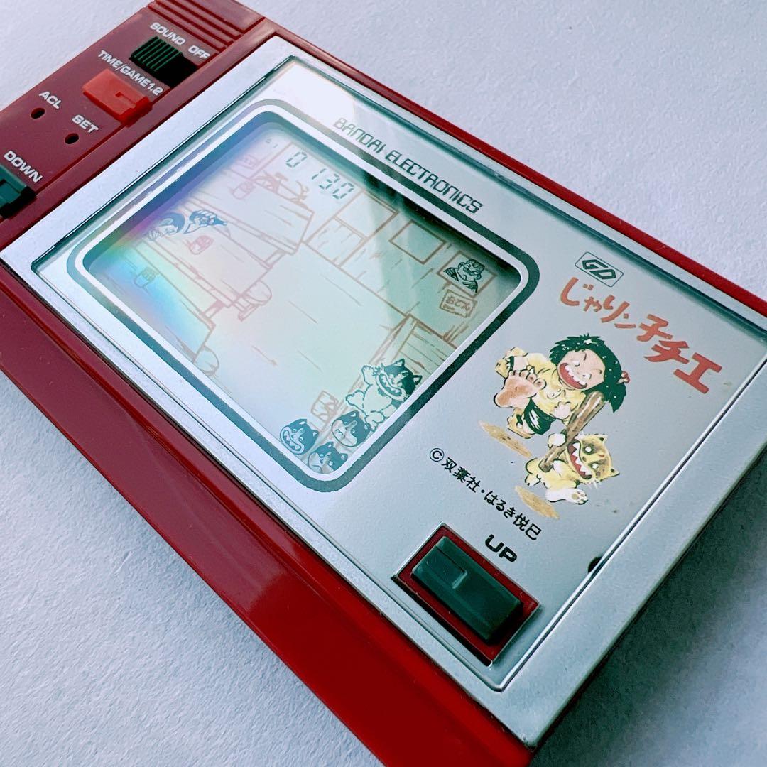 希少✨バンダイ じゃりン子チエ ゲームウォッチ　昭和レトロ　箱、取説、袋付