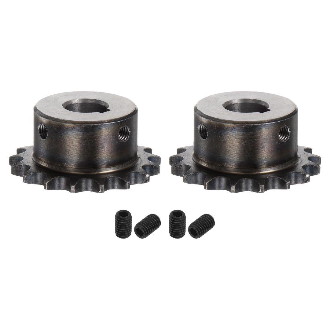 2個セット ISO/DIN 06B-1 ローラーチェーンスプロケット