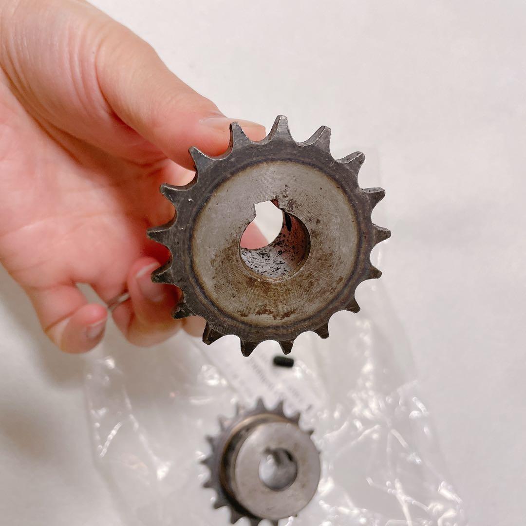 2個セット ISO/DIN 06B-1 ローラーチェーンスプロケット