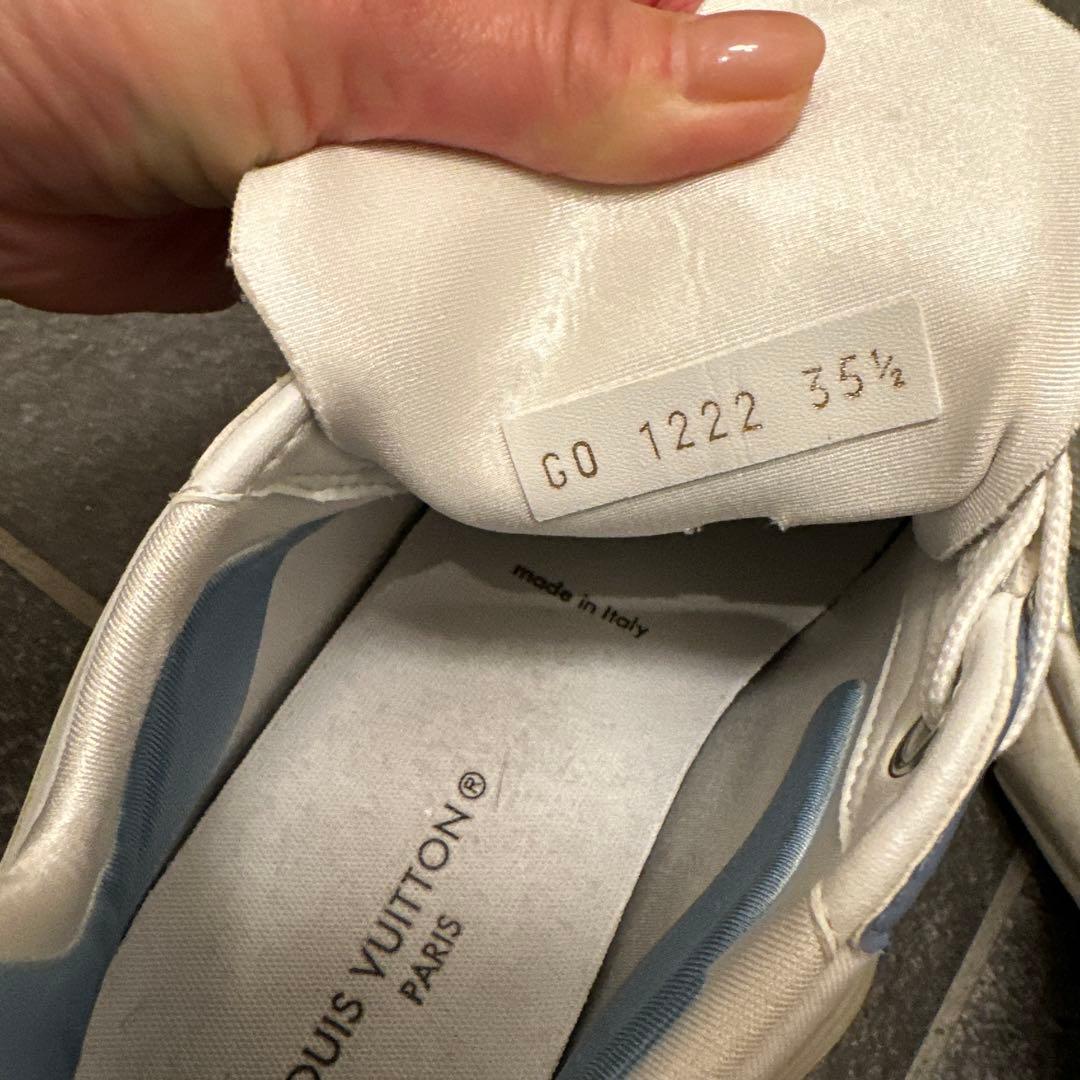 Louis Vuitton ロゴ入り ブルースニーカー