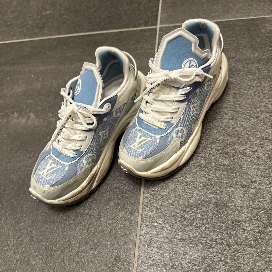 Louis Vuitton ロゴ入り ブルースニーカー