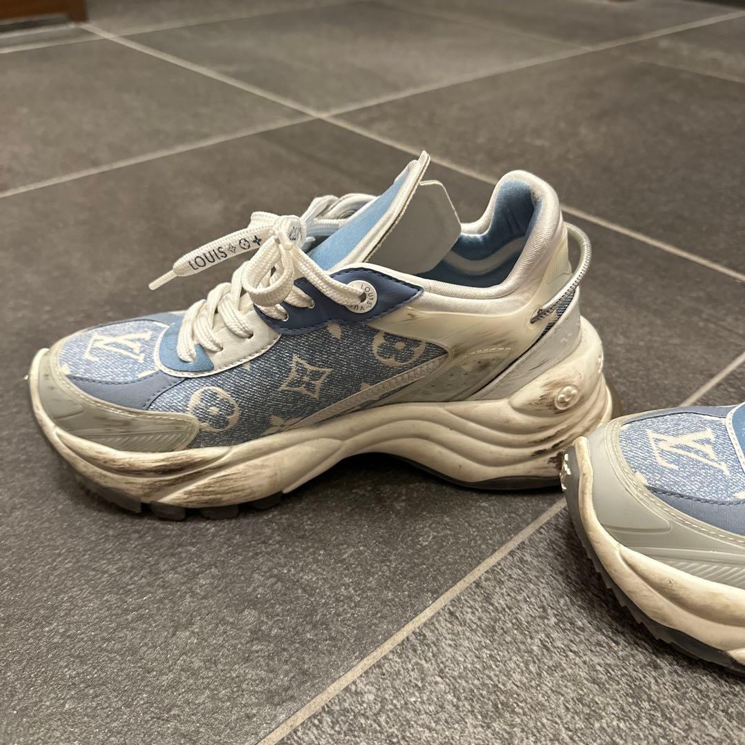 Louis Vuitton ロゴ入り ブルースニーカー