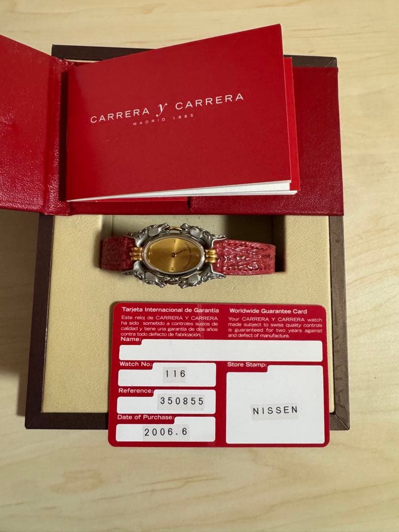 【即日配送】カレライカレラ/Carrera y Carrera クォーツ 腕時計