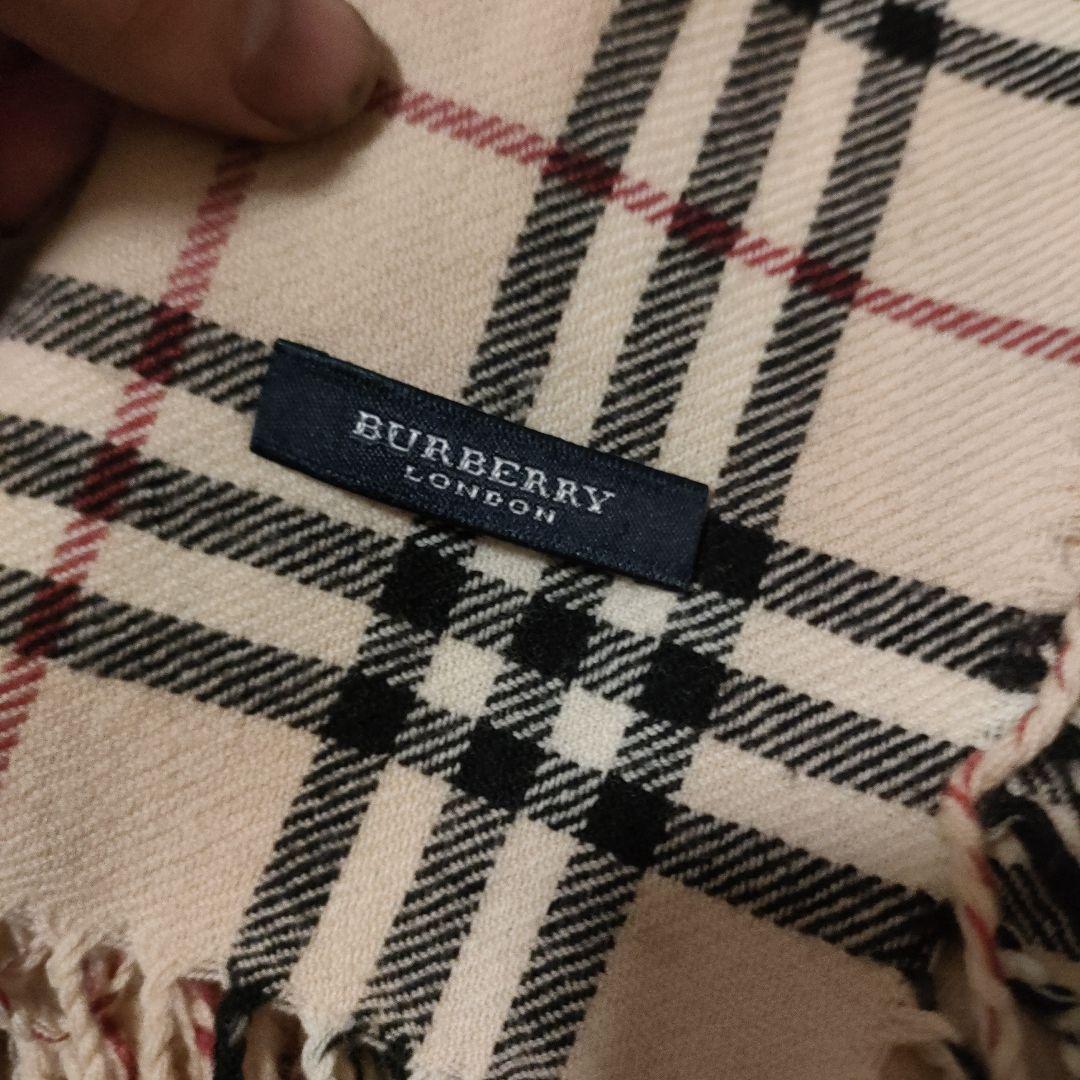 67 バーバリーロンドン　ノバチェック　ひざ掛け　ストール