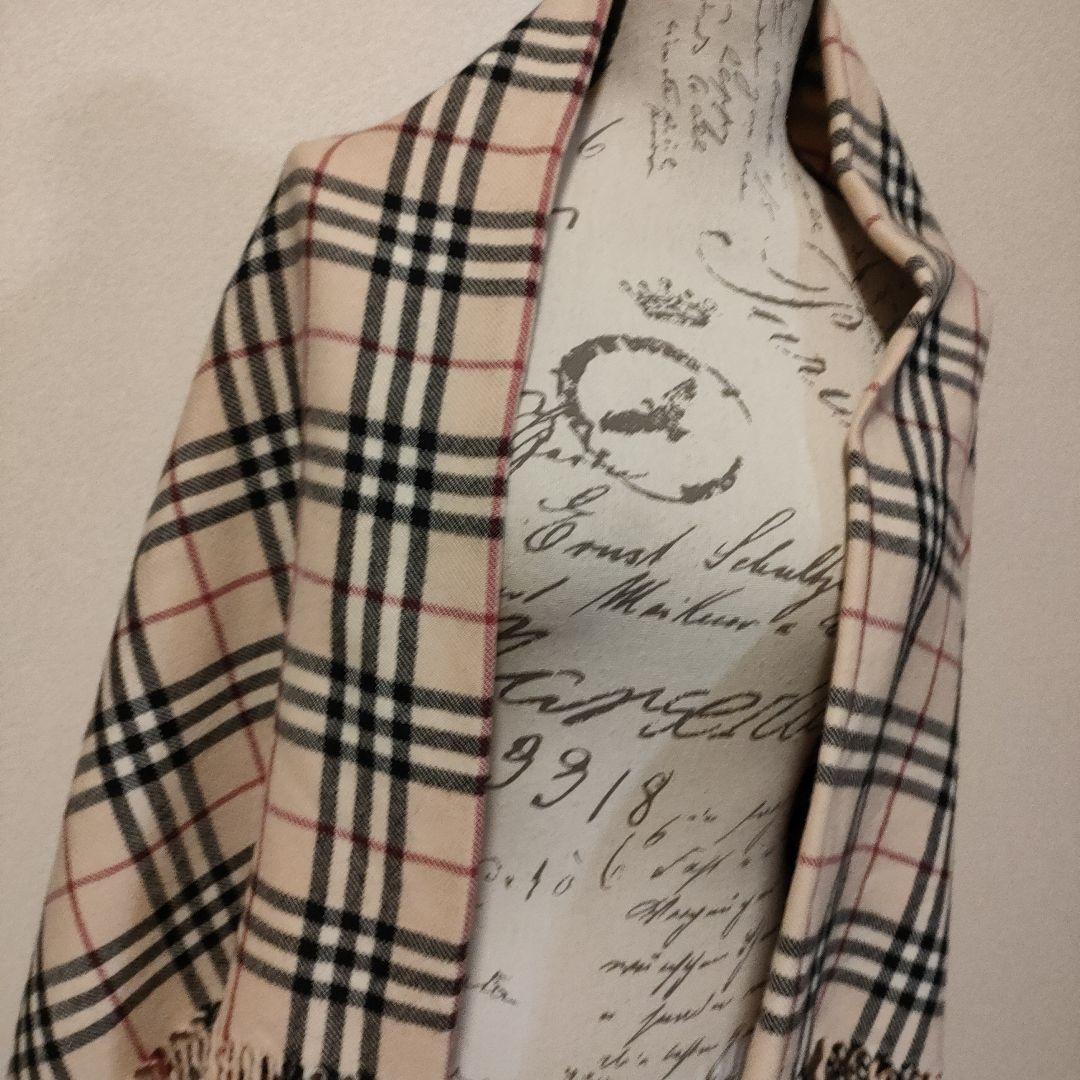 67 バーバリーロンドン　ノバチェック　ひざ掛け　ストール