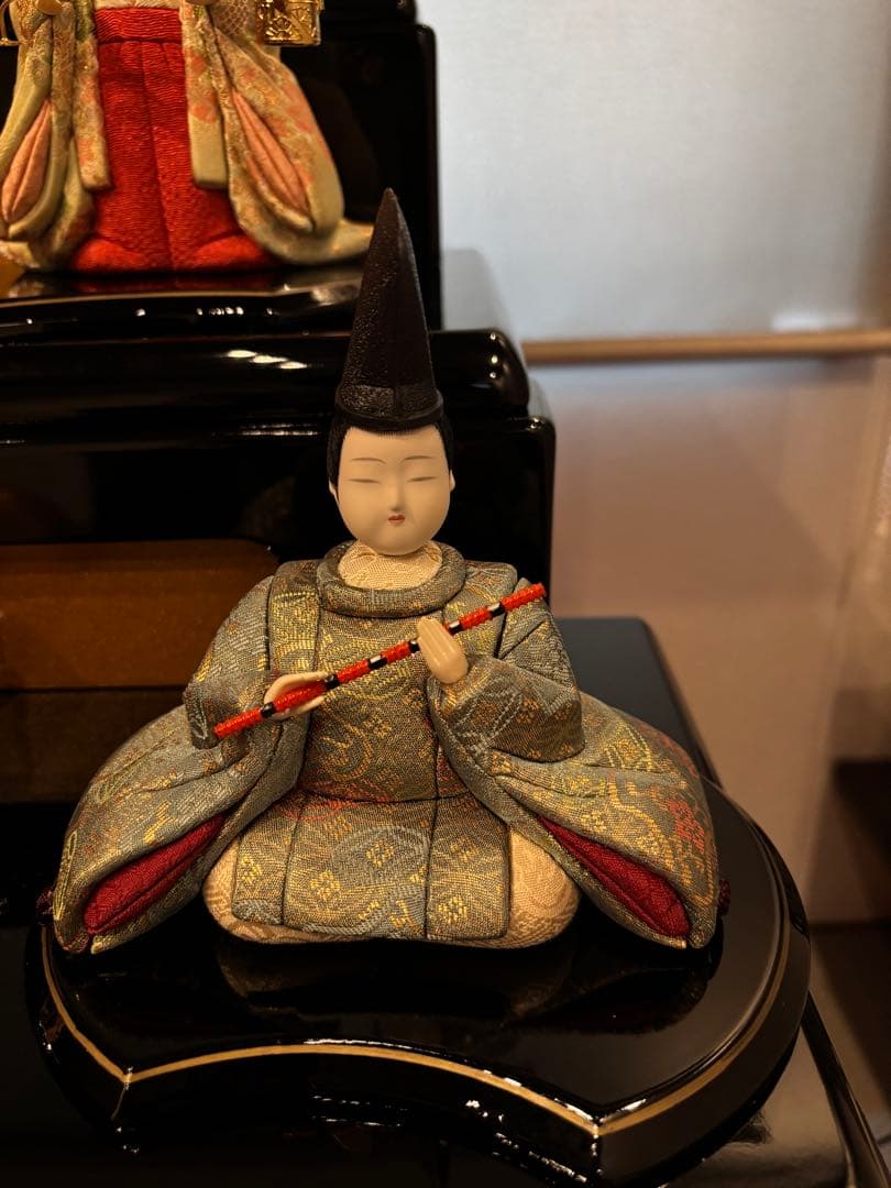 木目込み雛人形10人飾り