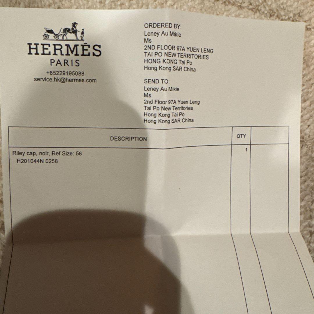 HERMES キャップ
