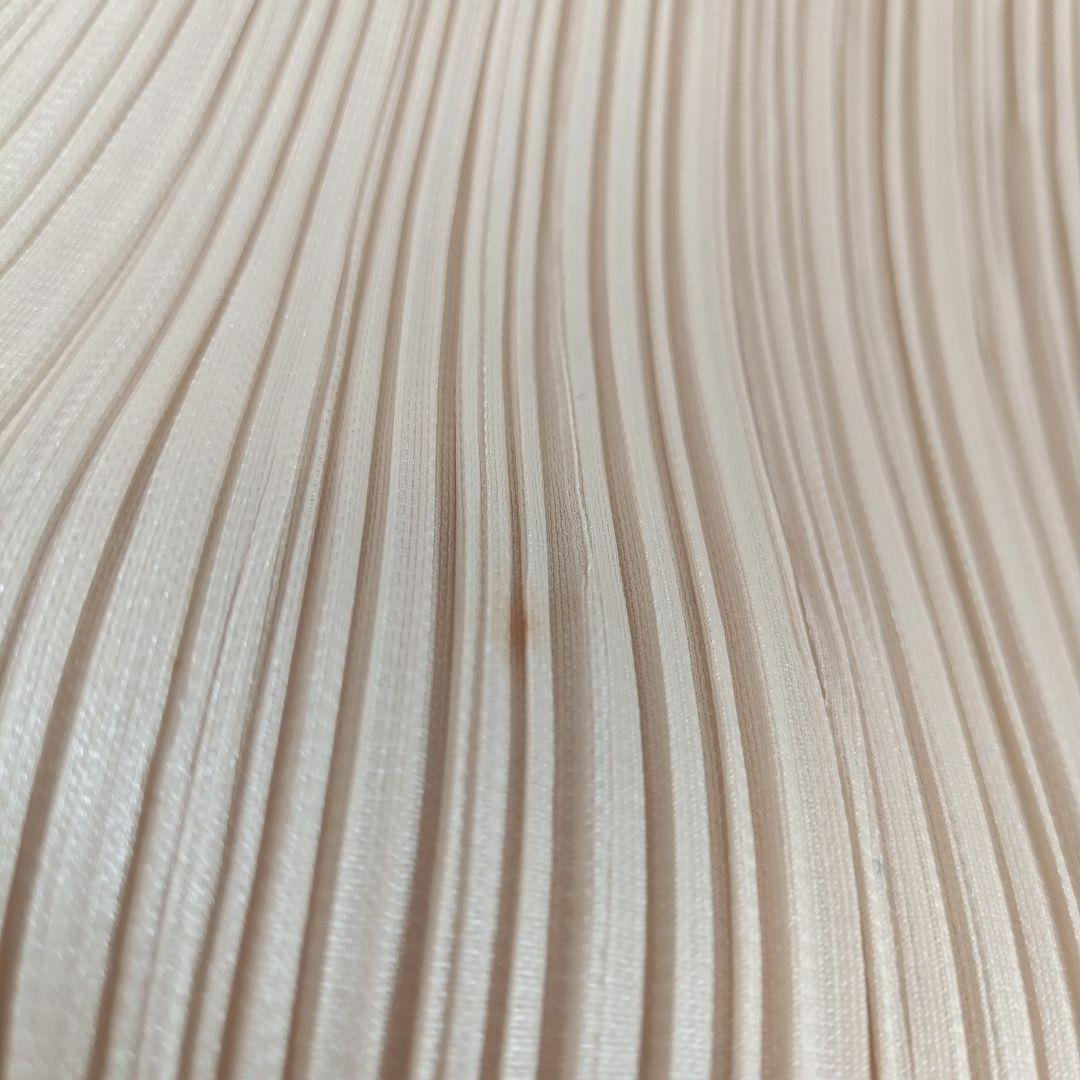 PLEATS PLEASE ベージュ ハイネック　ノースリーブ　チュニック