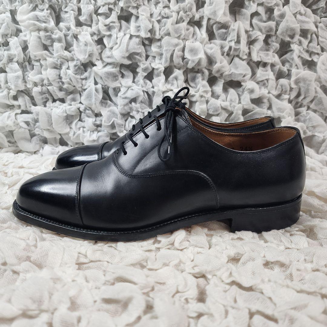 スコッチグレイン ストレートチップ レザー ドレスシューズ 内羽根