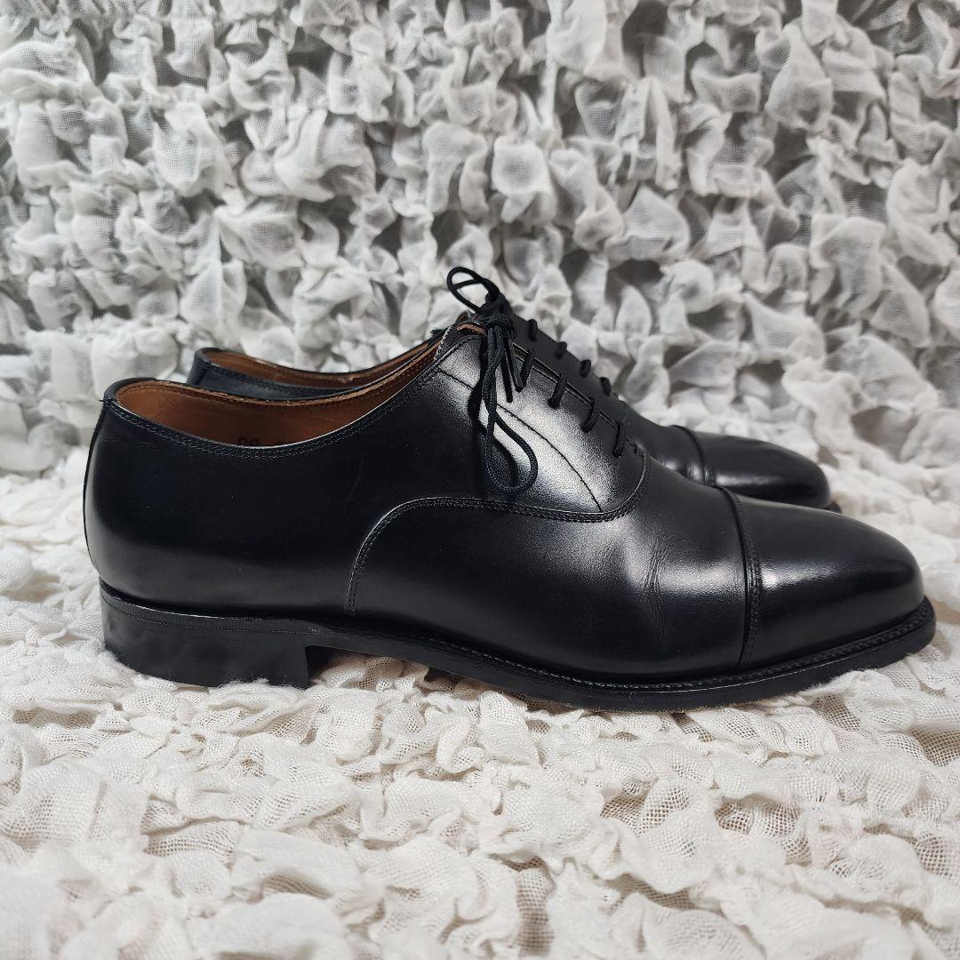 スコッチグレイン ストレートチップ レザー ドレスシューズ 内羽根