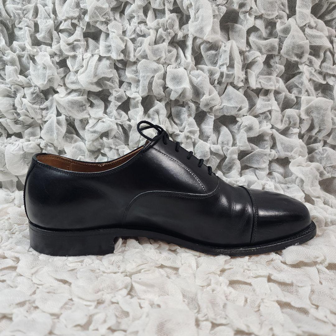 スコッチグレイン ストレートチップ レザー ドレスシューズ 内羽根