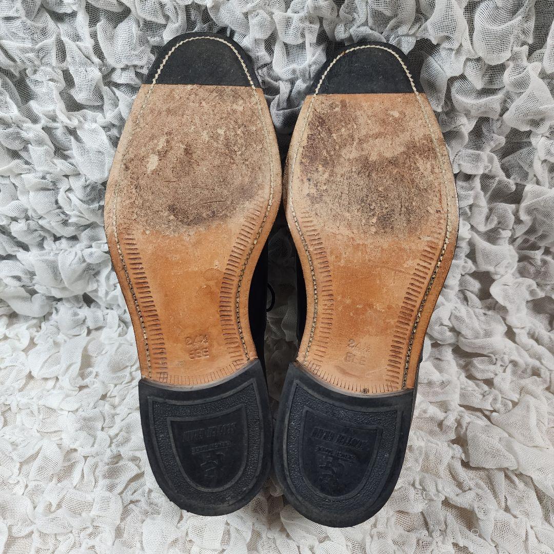 スコッチグレイン ストレートチップ レザー ドレスシューズ 内羽根