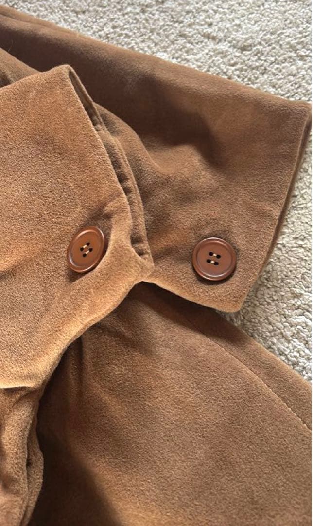 希少◆デルバ×PIACENZA ポンチョコート ケープ カシミヤ アンゴラ L