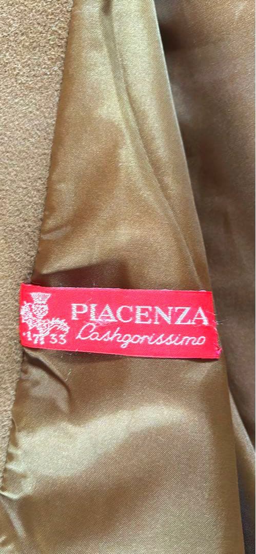 希少◆デルバ×PIACENZA ポンチョコート ケープ カシミヤ アンゴラ L