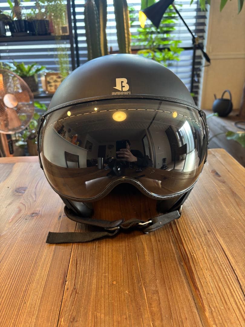 silex BARKIN シレックス　バーキン　ジェットヘルメットマットブラック