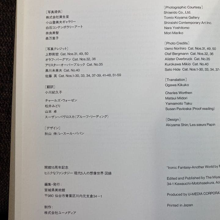 村上隆　奈良美智　Ironic Fantasy