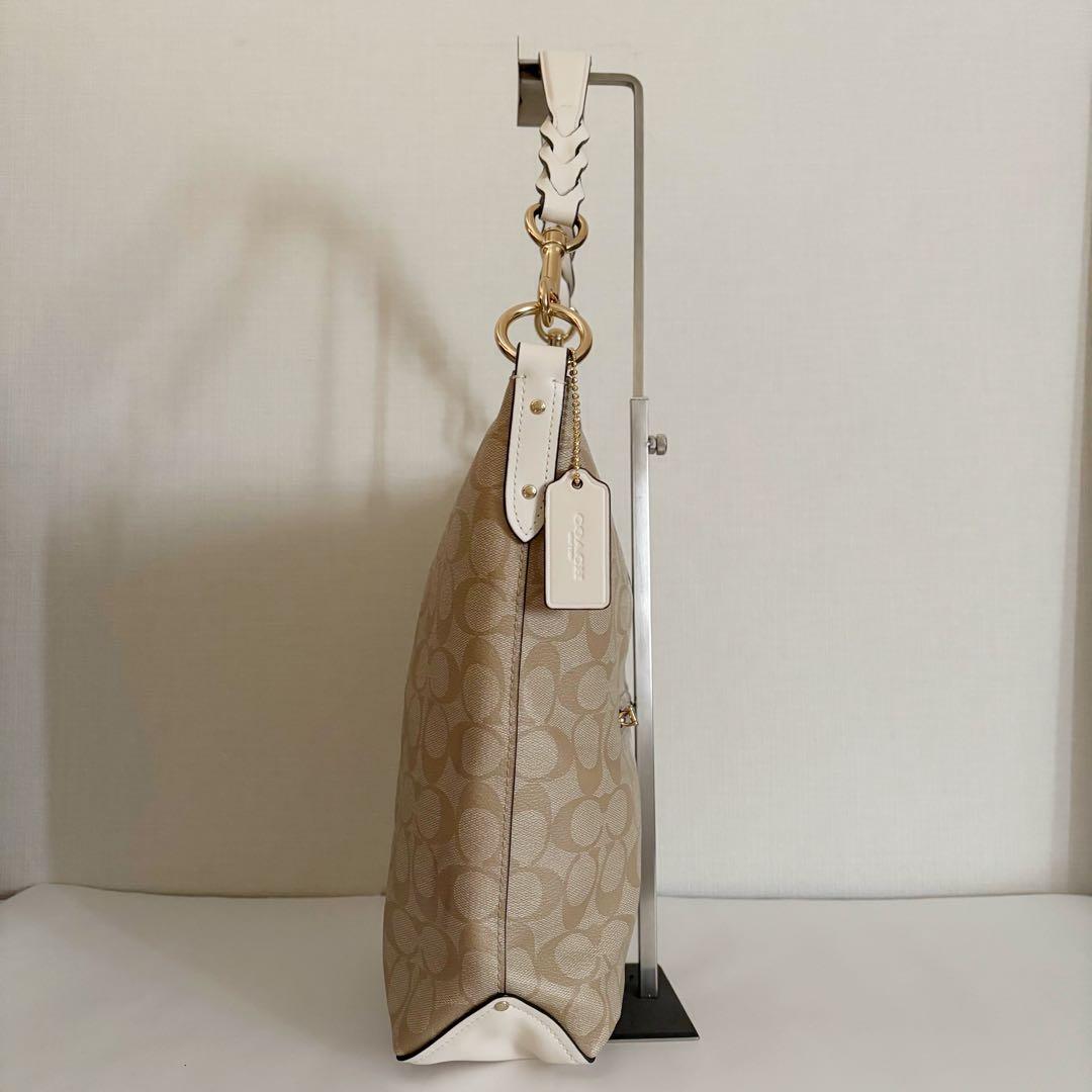 【極美品】COACH コーチ シグネチャー PVC トート ショルダー 2way